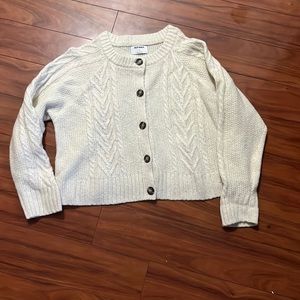 Cream knit sweater